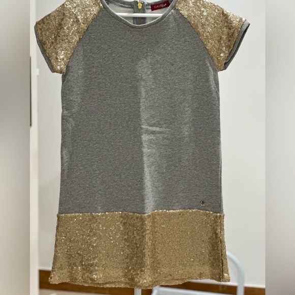 Gaudi' Gray Cotton/ Sequin Dress - Picture 9 of 9